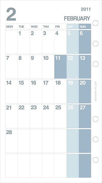 pdf de calendar