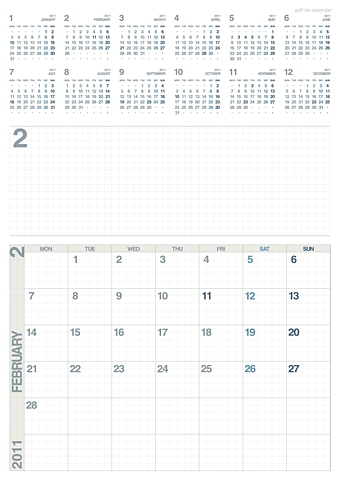 pdf de calendar