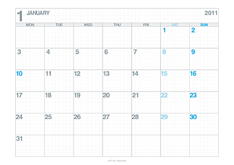 pdf de calendar